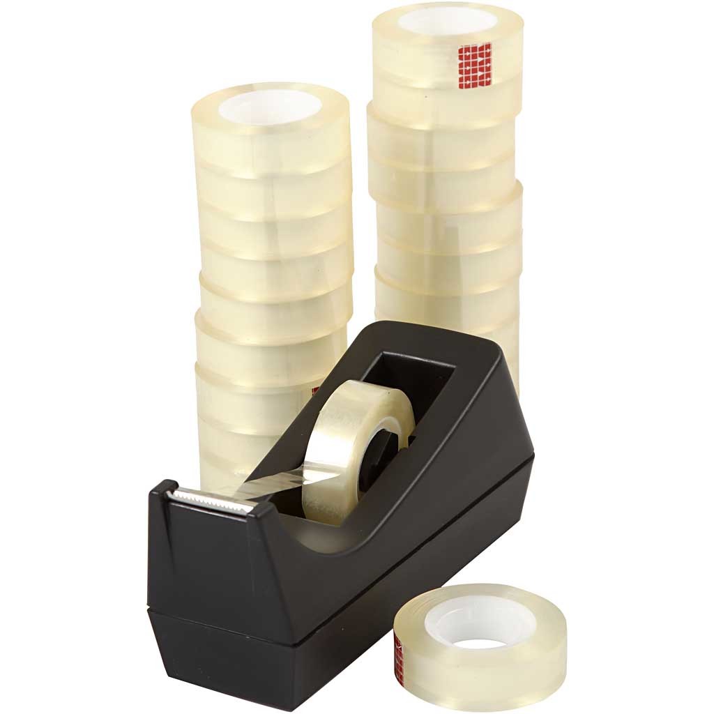 Nastro Adesivo con Dispenser, L: 15 mm, 1 set [HOB-99117]