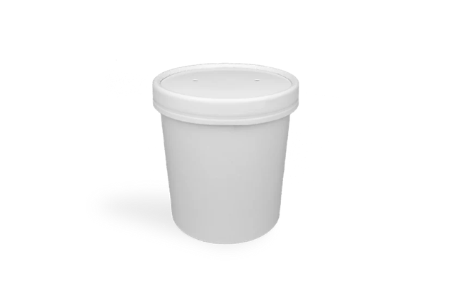 Deckel Karton Suppentasse 240-360ml Ø9 cm weiß (500 Stück) [TK-9987072]