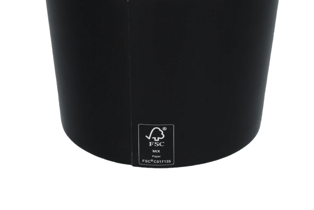Eiscremebecher Karton 360ml Ø9 cm 12oz Schwarz FSC®Mix (1.000 Stück) [TK-9987090]