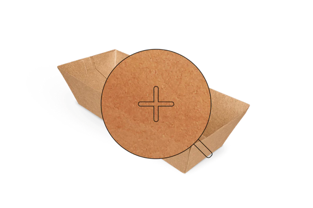 Snackschalen A5 Kraft 3,9x3,5x11,4 cm FSC®Mix (1.000 Stück) [TK-9987198]