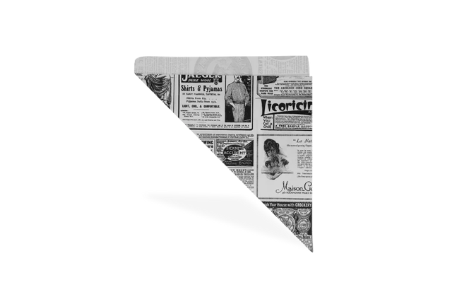 Sachet Cornetspapier sulfurisé 'Journal' 24x34 cm (1.000 pcs) [TK-9987277]