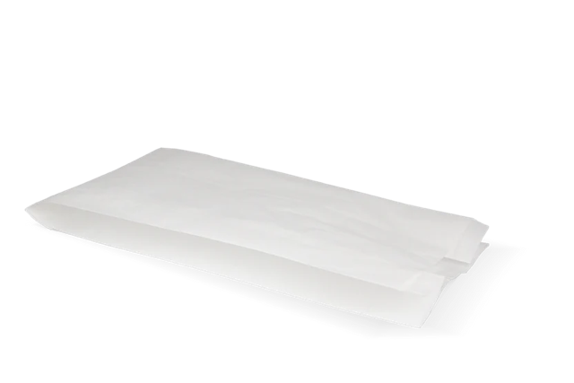 Snack-Tüten gelocht Papier (2 Teich) 16x10x31 cm weiß 45gr (1.100 Stück) [TK-9987489]