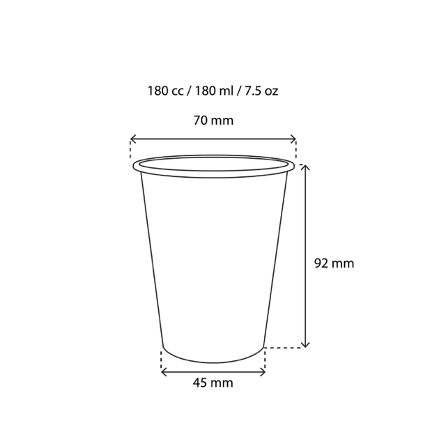 Tazza da caffè 180cc 7.5oz Ø7 cm Tartan scotty (2.500 pz) [TK-9987555]