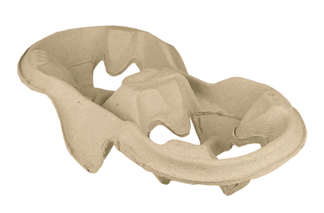 Vassoio per 2 Tazze Cartone riciclato (480 pz) [TK-9987574]