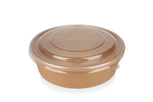 Salad Poke Schale 900ml 30oz Ø18,4x5cm kraft (300 Stück) [TK-9987587]