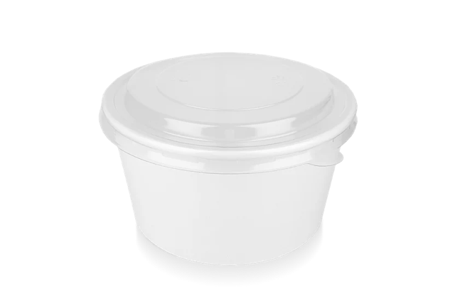 Salade Poke Bowl 1000ml 32oz Ø14,8x7,8 cm Blanc (300 pcs) [TK-9987588]