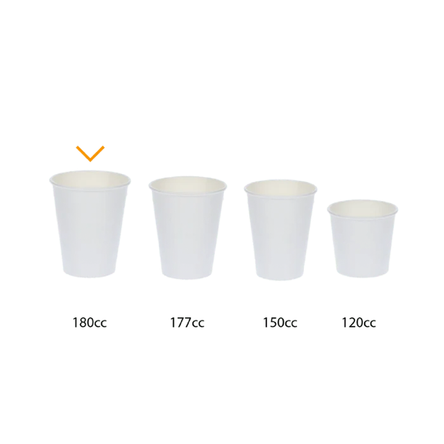 Kaffeetasse Karton 180cc 7.5oz Ø7 cm gestreift (2.500 Stück) [TK-9987931]
