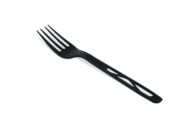 Reusable Black Fork 17 cm CPLA (1.000 pcs)