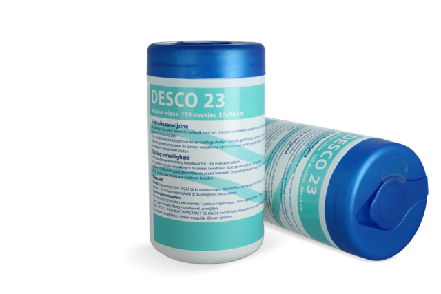 Euro-Alkohol-Desinfektionstücher im Kanister 150 wischt (6 Stück) [TK-9988090]