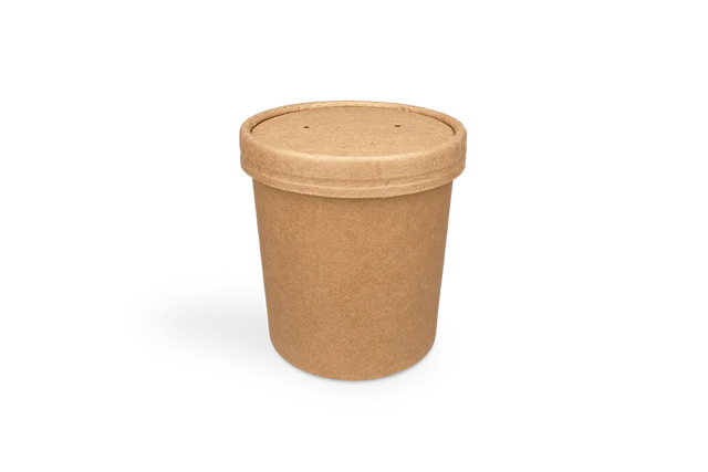 Suppentasse Karton 450ml Ø9,8 cm 16oz kraft (500 Stück) [TK-9988174]