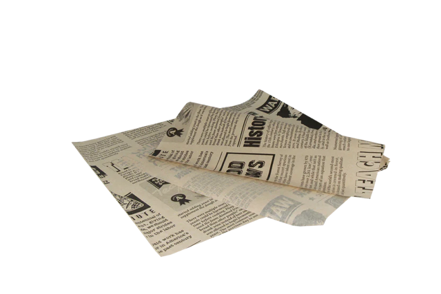 Hamburger Carta da pacchi oleata 33x30cm FSC®Mix newspaper marrone (2.000 pz) [TK-9988203]