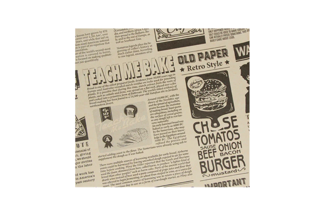 Hamburger Carta da pacchi oleata 33x30cm FSC®Mix newspaper marrone (2.000 pz) [TK-9988203]