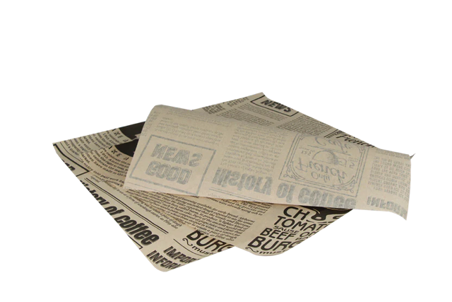 Hamburger Carta da pacchi oleata 33x38cm FSC®Mix newspaper marrone (2.000 pz) [TK-9988204]