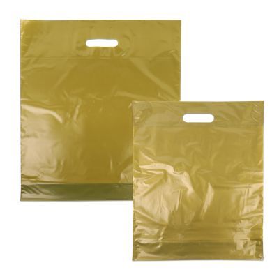 Borse di plastica economiche 45x50+2x4 cm Oro (500 pz) [FP-DQU018]