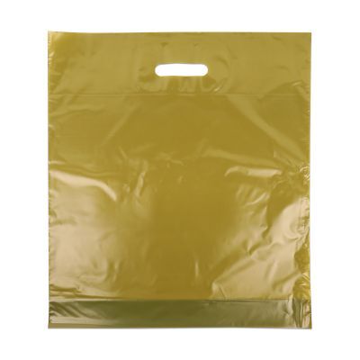 Borse di plastica economiche 45x50+2x4 cm Oro (500 pz) [FP-DQU018]