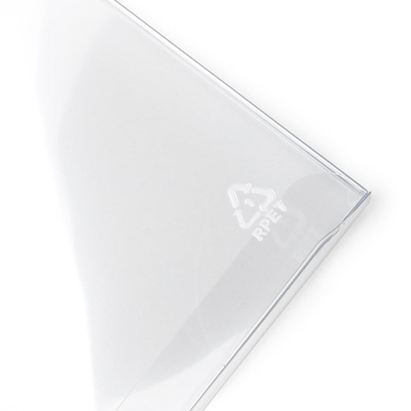 Boîtes cadeau plastique à transparence cristalline en rPET 10,5x2,5x15,6 cm (25 pcs) [FPB167R]