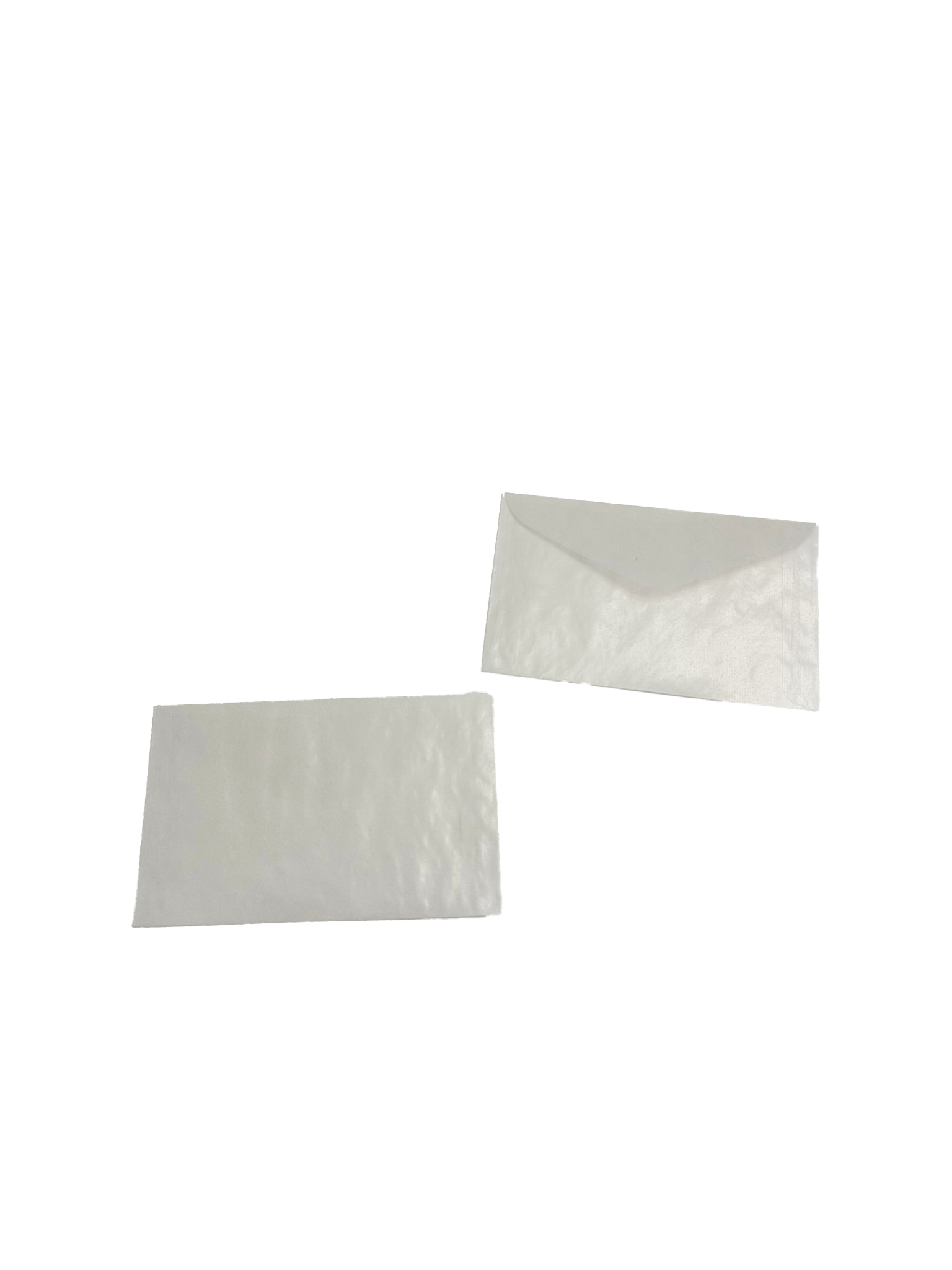 Enveloppe papier cristal 13x8cm (100 pièces) [G19]