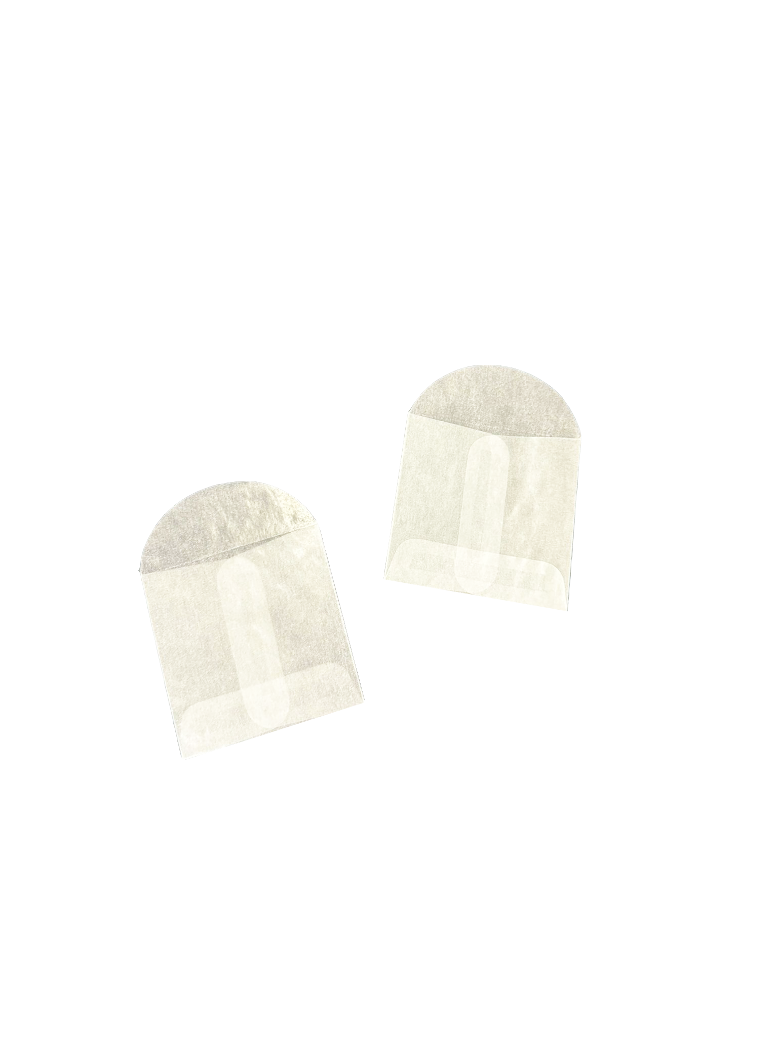 Pergamentpapier Umschläge 5.5x5.5cm (100 Stück) [G8]