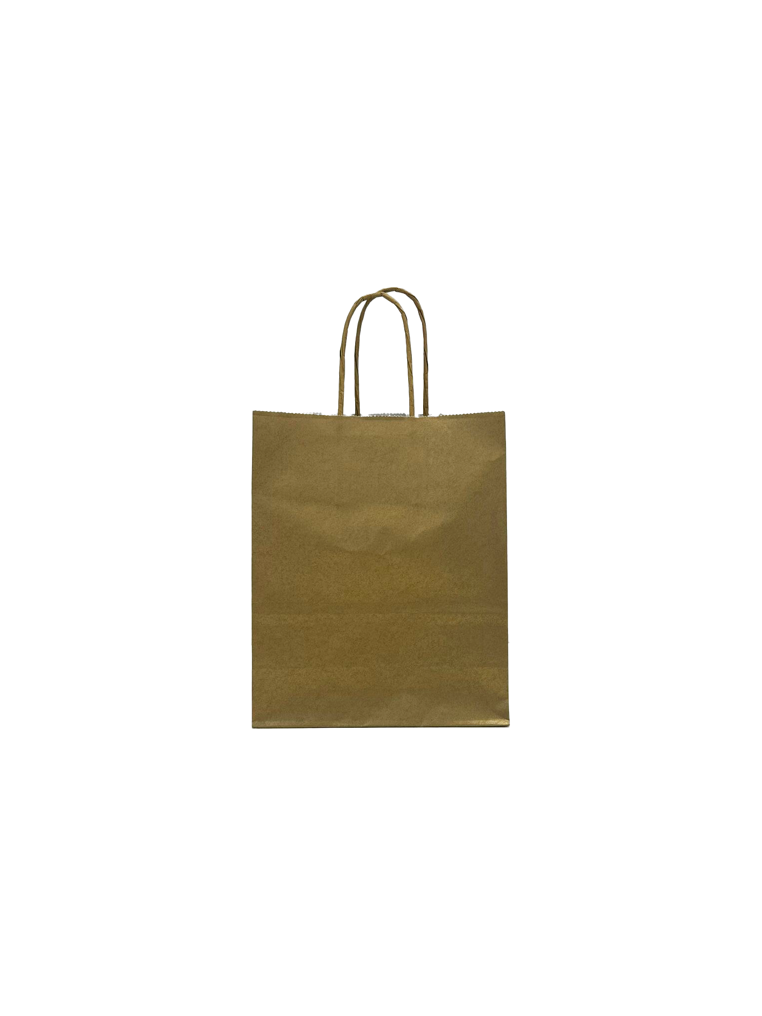 Sac de course Or Papier Kraft 90 g/m2 18+8x22cm (50 pièces) [PAM1822GO]