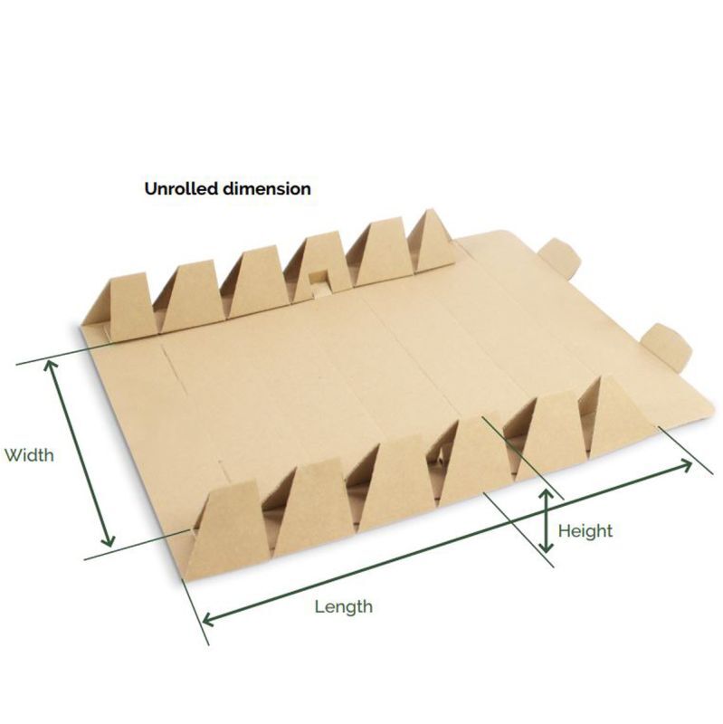 Rollor Leggero 41,7x13x11,7 cm Marrone (25 pz) [FP-ROL003]