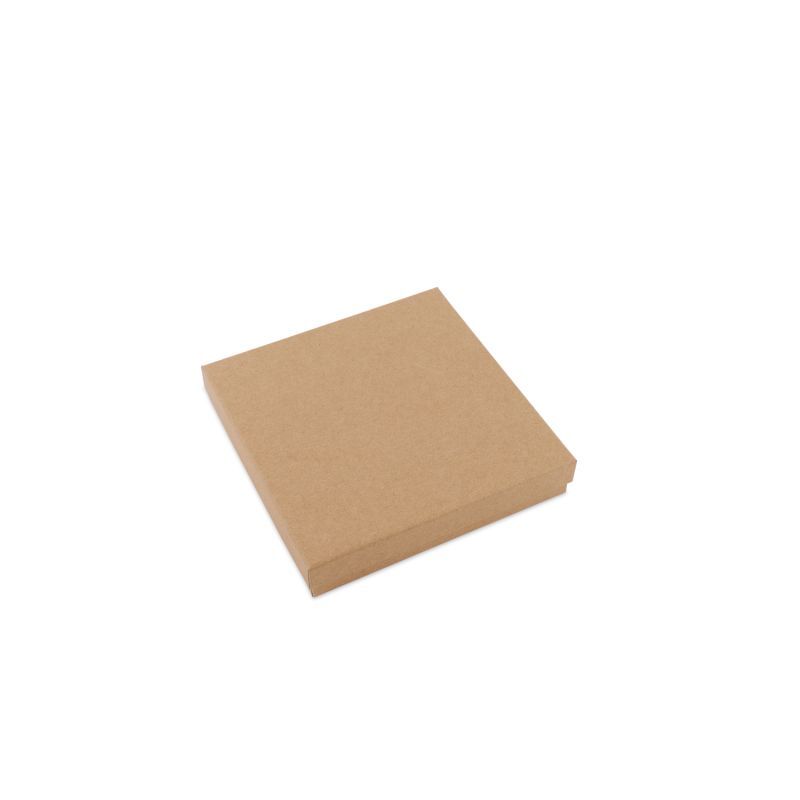 Kraft-Geschenkboxen mit Deckel 17,7x17,7x3,2 cm Braun (40 Stück) [FP-VPL006]
