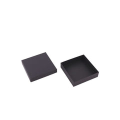Scatole regalo Kraft con coperchio 12x12x3 cm Nero (40 pz) [FP-VPL011]