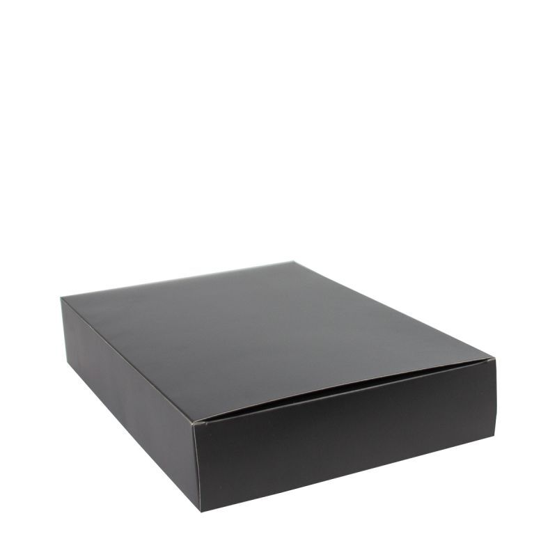 Scatole di lusso per camicie 26x37x7 cm Nero (50 pz) [FP-VPO001]
