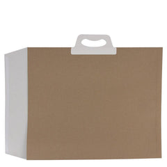 Busta da spedizione in carta riciclata con chiusura a patta 41x46,5+2x4 cm Marrone (100 pz) [FP-VZP017]