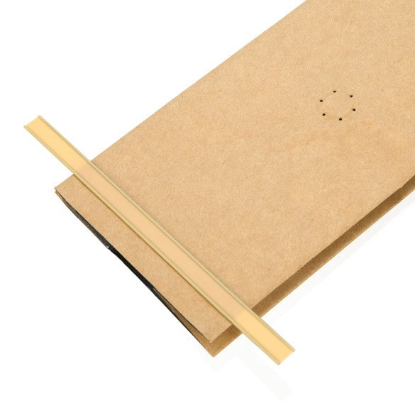 Fascette adesive 14cm Kraft (100 pezzi) [TT5KRD]