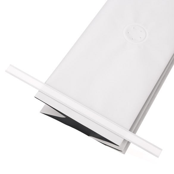 Fascette adesive 14cm bianche (100 pezzi) [TT5WHD]