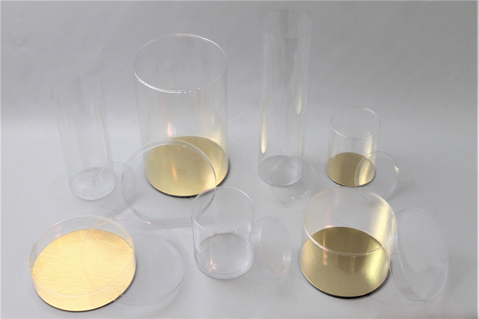 Tubo di plastica rotondo 8x8cm (25 pezzi) [KJ-8X8KG]