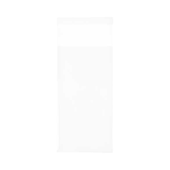 Sachet plastique transparence cristalline 7,5x14,6cm avec Rabat Adhésif (100 pièces) [B25]