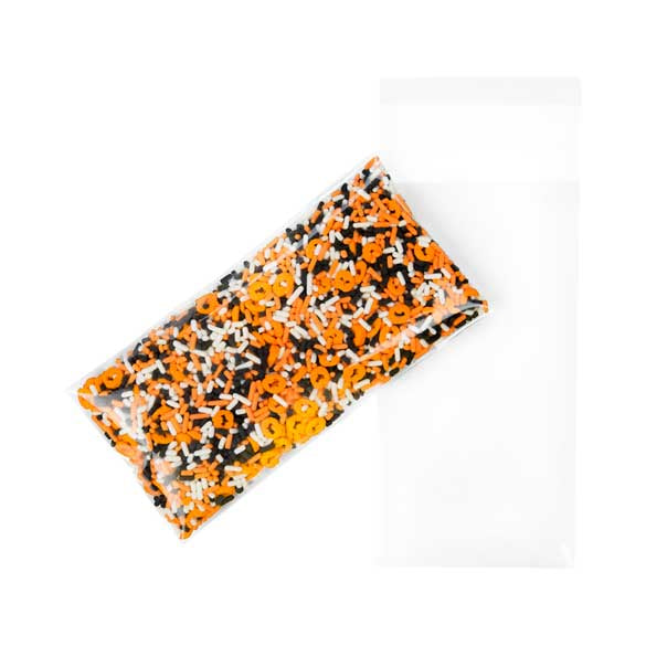 Sachet plastique transparence cristalline 7,5x14,6cm avec Rabat Adhésif (100 pièces) [B25]