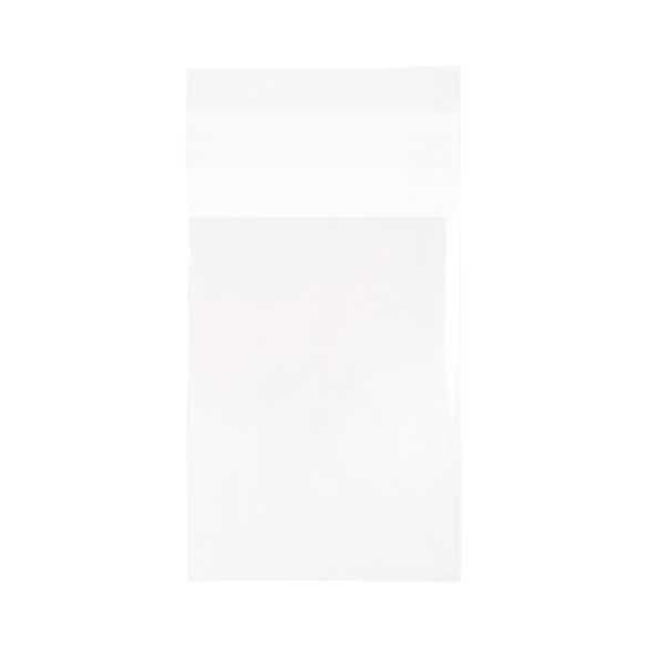 Sacchetto di plastica trasparente 6.9x9.1cm con chiusura adesiva (100 pezzi) [B2M]