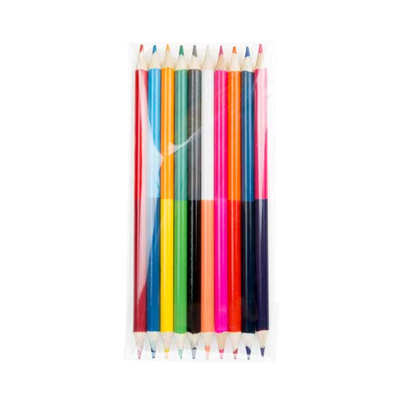 Sacchetto di plastica trasparente 8,5x18cm con chiusura adesiva (100 pezzi) [B37]