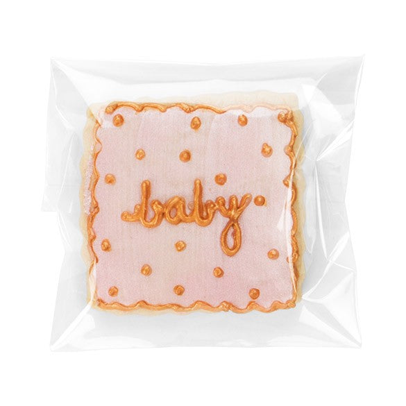 Sachet plastique transparence cristalline 9,5x10,5+4cm avec Rabat Adhésif (100 pièces) [B3X4]