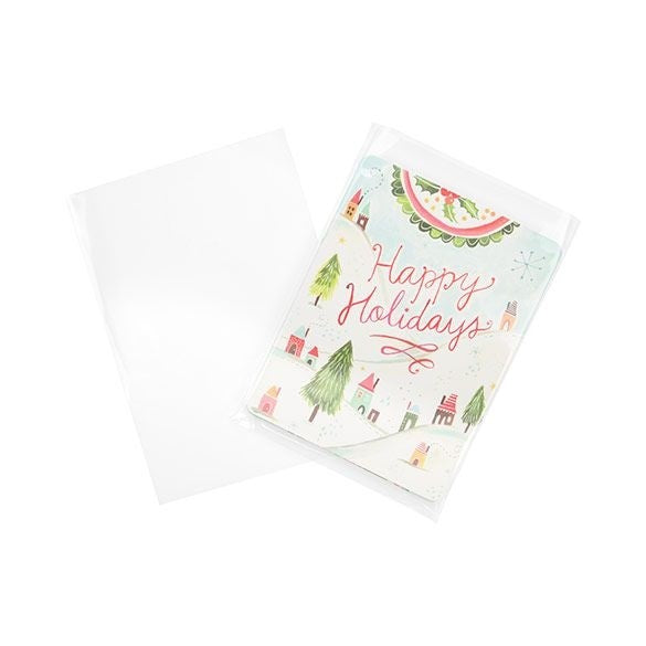 Sacchetto di plastica trasparente 11.8x16.5cm (100 pezzi) [B4X6NFXL]