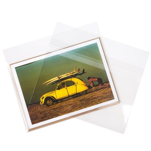 Sachet plastique transparence cristalline 11x14,7 cm avec Rabat "Sécurisée" (100 pièces) [B4B5PC]