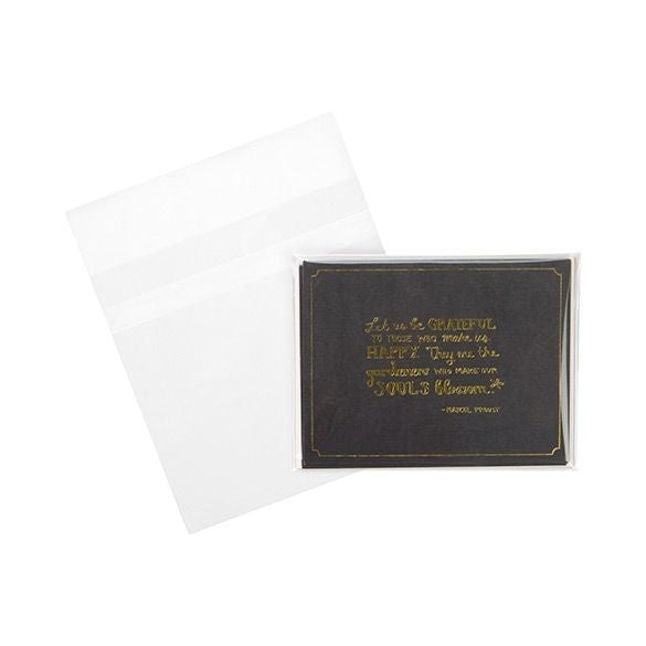 Sachet plastique transparence cristalline 15.1x14.8 cm avec Rabat Adhésif (100 pièces) [B5X5XPC]