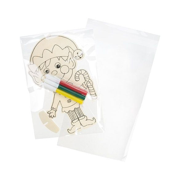 Sachet plastique transparence cristalline 13x20+4cm avec Rabat Adhésif (100 pièces) [B5X8]