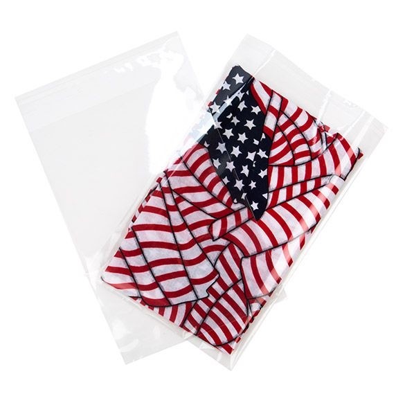 Sachet plastique transparence cristalline 16,8x24,1cm avec Rabat Adhésif (100 pièces) [B69M]