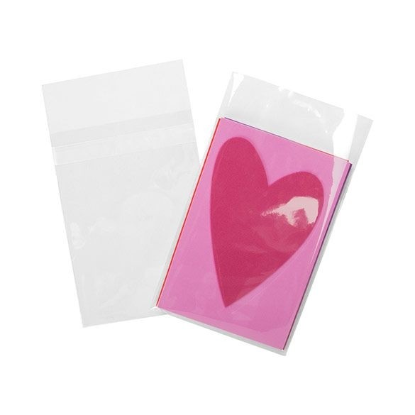 Plastic Bags 11.1x15.1cm Transparent Peel and Seal