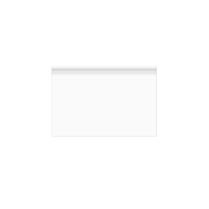 Plastic Bags 29.1x22.2cm Transparent Peel and Seal