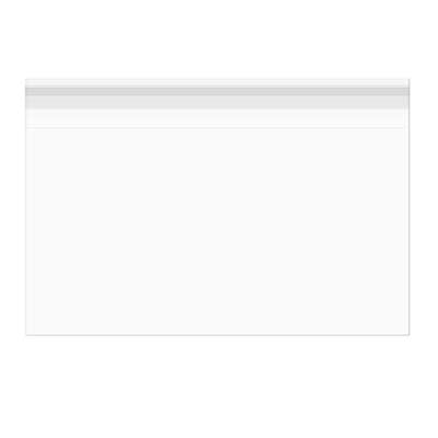 Sachet plastique transparence cristalline 9x6,5+3cm avec Rabat Adhésif (100 pièces) [B3X2T]