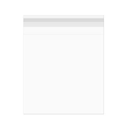 Sacchetto di plastica trasparente 107.8cm con chiusura adesiva (50 pezzi) [B4234]