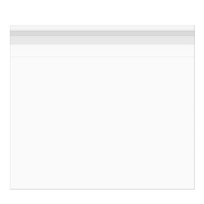 Sacchetto di plastica trasparente 21.4x26cm laminato e richiudibile (100 pezzi) [LB108]