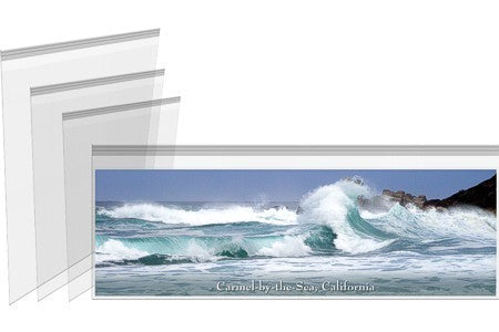 Sachet plastique plat grand format 30,5x42,1cm Refermable par Rabat Adhésif (100 pièces) [BA3]