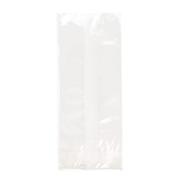 Sacchetto ecologico con soffietto 6.4x5.1x15.2cm adatto al contatto alimentare (100 pezzi) [BGB00]