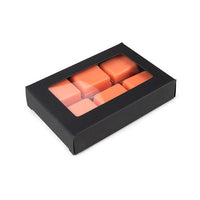 Black Kraft Artisan Candy Box Set, Square Insert 7x2.1x10.3 cm