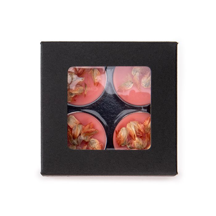 Boites kraft noir avec inserts ronds pour bonbons artisanaux 7x2.1x6.8cm (25 pièces) [CNDYR276B]